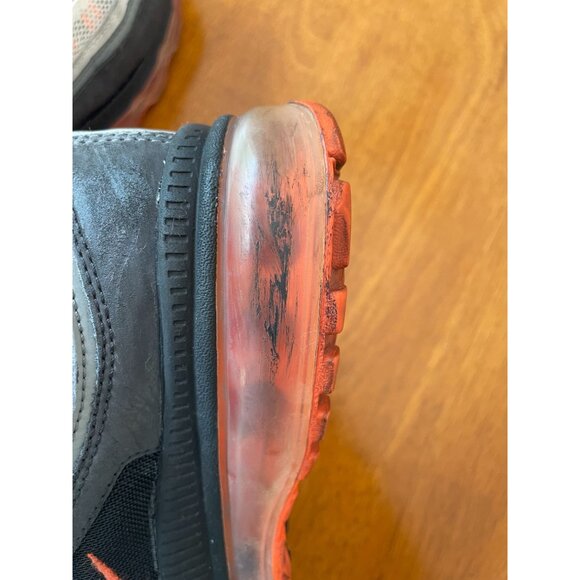 Nike Air Max Men's Sneakers Sz 6.5 Gray & Orange Vintage Vibes 2010 - Picture 11 of 16